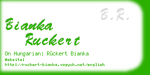 bianka ruckert business card